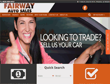 Tablet Screenshot of fairwayautowholesale.com